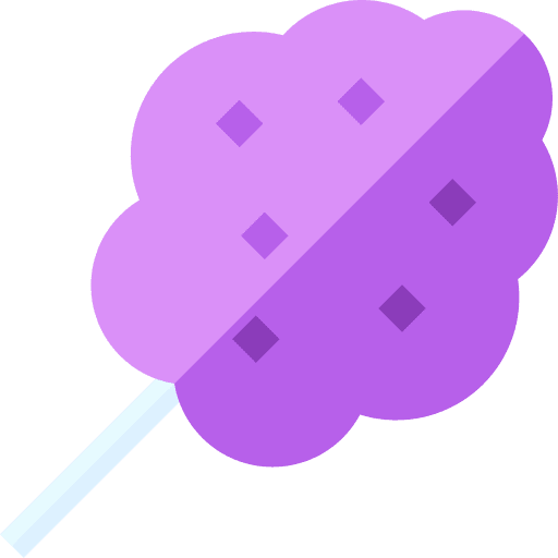 Cotton candy fair snack food and restaurant icon Cotton candy fair snack food and restaurant icon