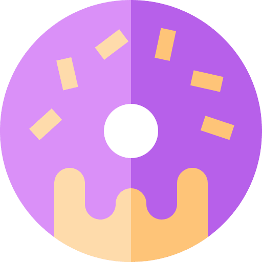 Donut food and restaurant dessert bakery icon Donut food and restaurant dessert bakery icon