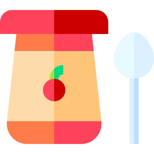Jam marmalade breakfast jar icon Jam marmalade breakfast jar icon