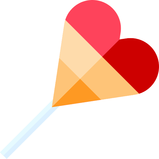 Lollipop lollipop heart candy icon Lollipop lollipop heart candy icon