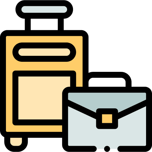 Suitcase suitcase business pack portfolio icon