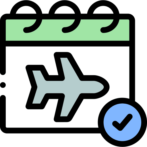 Calendar plane calendar time and date icon Calendar plane calendar time and date icon