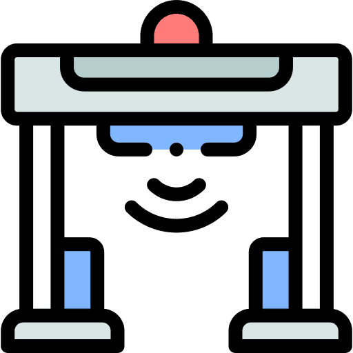 Metal detector metal security metal detector icon