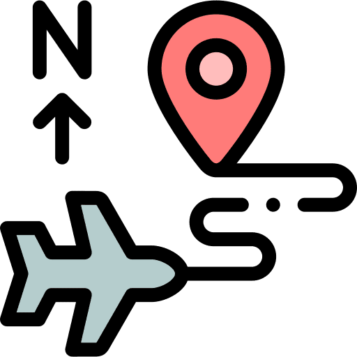 Route maps and location transportation airplane icon Route maps and location transportation airplane icon