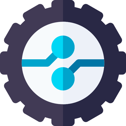 Digitalization configuration digitalization technology icon Digitalization configuration digitalization technology icon