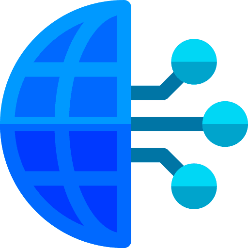 Digitalization modernization connection electronics icon