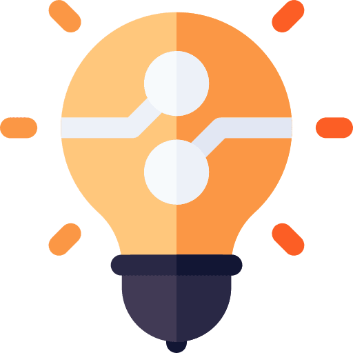 Idea innovation technology automation icon