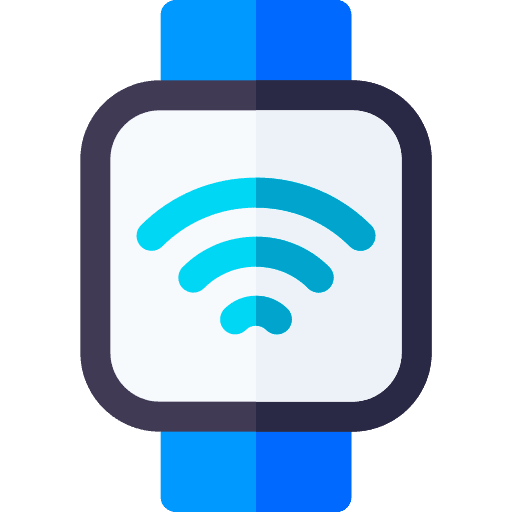 Smart watch electronics smart watch time and date icon Smart watch electronics smart watch time and date icon
