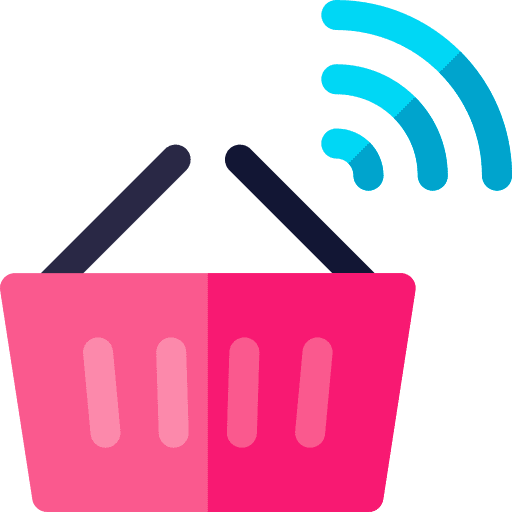 Shopping wifi ecommerce purchase icon Shopping wifi ecommerce purchase icon