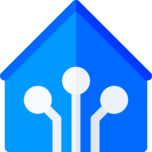 Smarthome electronics internet of things technology icon Smarthome electronics internet of things technology icon