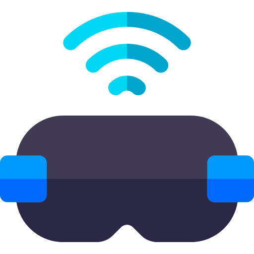 Virtual reality virtual reality augmented reality smart glasses icon Virtual reality virtual reality augmented reality smart glasses icon