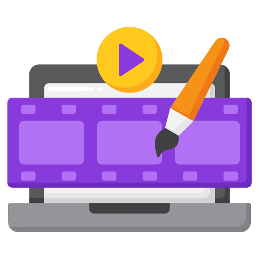Animation cinema animated film icon