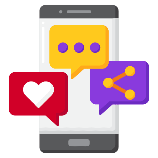 Social media social networks ui communications icon