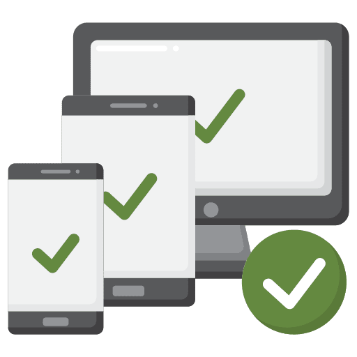 Responsive design interface device responsive design icon
