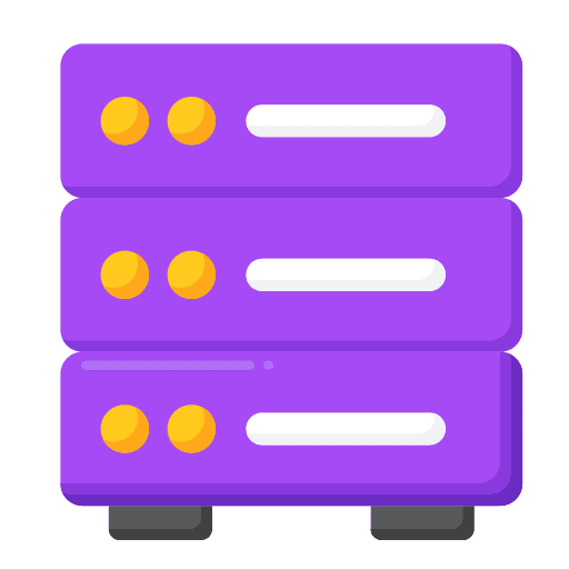 Server computer network server icon