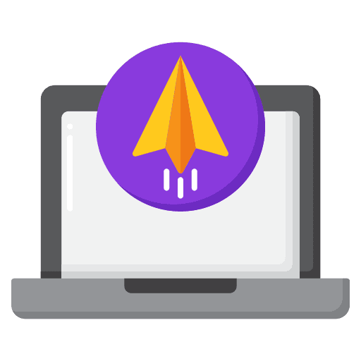 Digital paper plane paper airplane childhood icon
