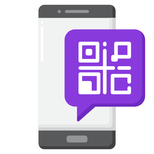 Qr code ui qr code technological icon
