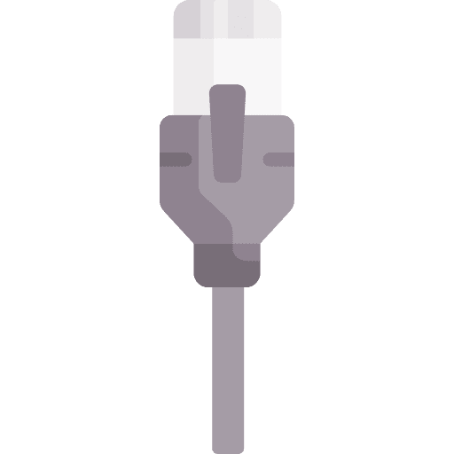Rj45 cable rj45 lan icon