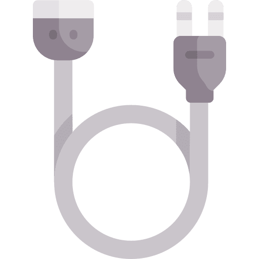 Extension cord plug electricity electronics icon Extension cord plug electricity electronics icon
