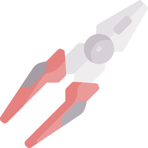 Pliers improvement maintenance construction and tools icon Pliers improvement maintenance construction and tools icon