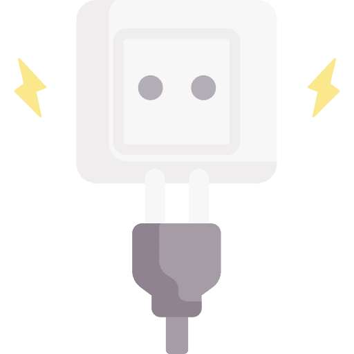 Plug charge electricity power icon Plug charge electricity power icon