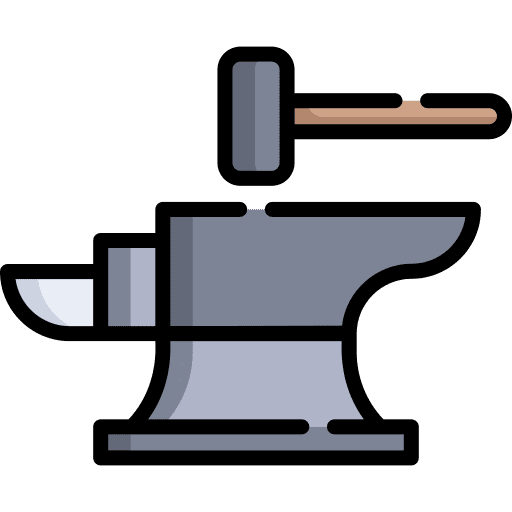 Anvil anvil hammer blacksmith icon