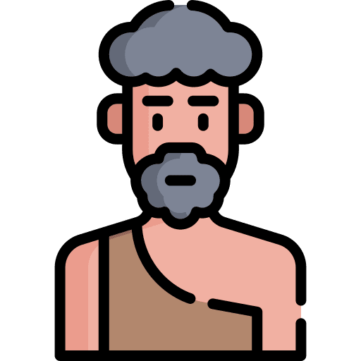 Prehistoric man avatar troglodyte caveman icon