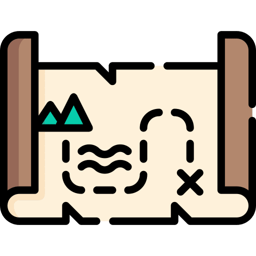 Treasure map orientation maps and flags treasure map icon Treasure map orientation maps and flags treasure map icon