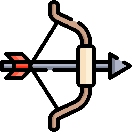 Archery archery bow and arrow hunting icon Archery archery bow and arrow hunting icon