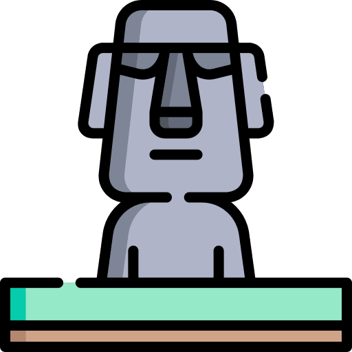 Moai cultures moai landmark icon Moai cultures moai landmark icon