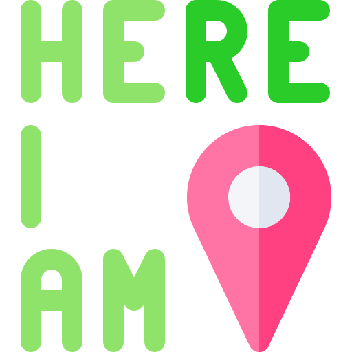 Here i am communications message here i am icon
