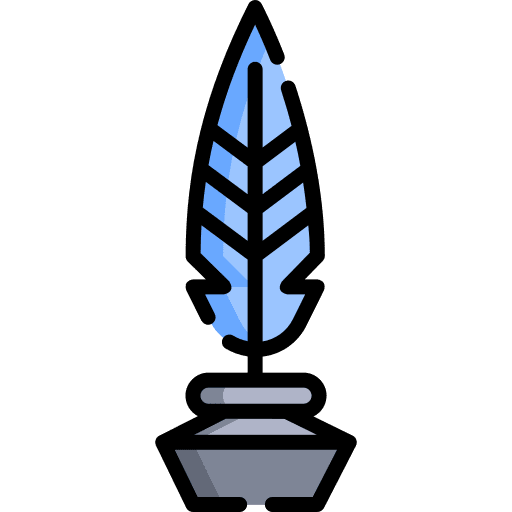 Quill inkwell education cultures icon Quill inkwell education cultures icon