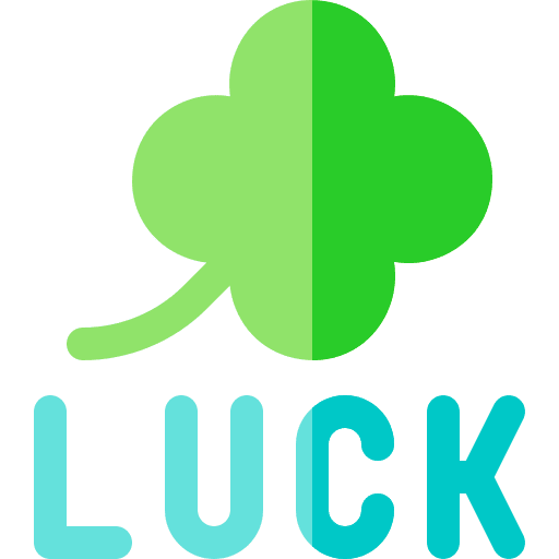 Clover leaf plant good luck icon Clover leaf plant good luck icon