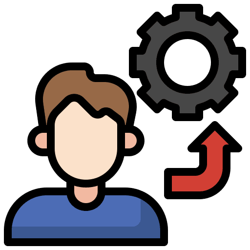 Admin user add friend communications icon