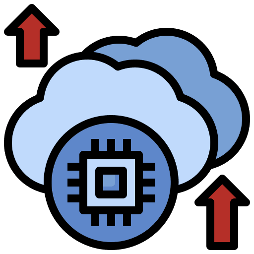 Cloud server communications database cloud icon Cloud server communications database cloud icon