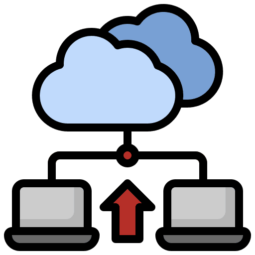Consumer woman gear network icon Consumer woman gear network icon