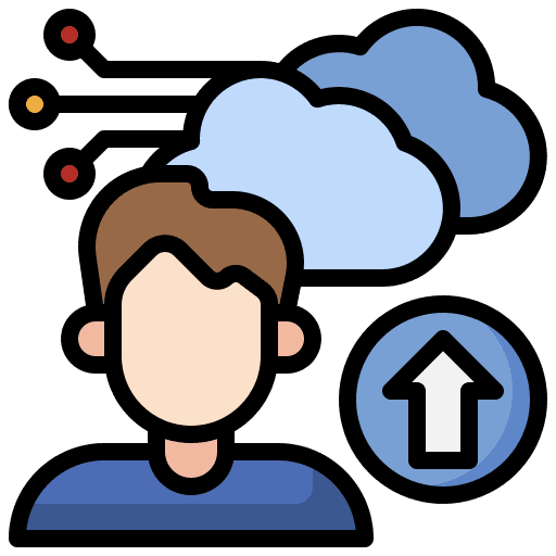 Content administrator content management icon