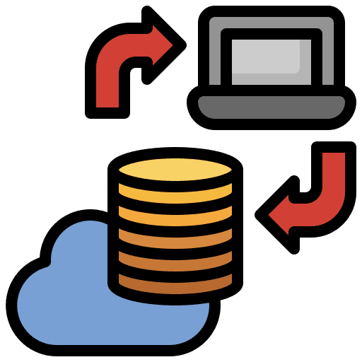 Data transfer cloud computing cloud upload transfer icon Data transfer cloud computing cloud upload transfer icon