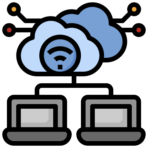 Network data network screen icon