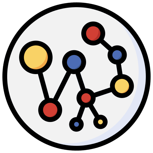 Neural communications connected algorithm icon