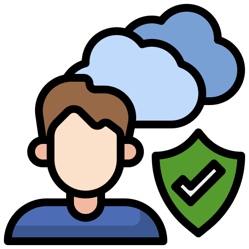 Security communications cloud computing cloud icon Security communications cloud computing cloud icon