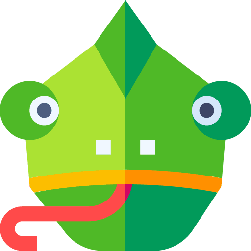 Chameleon animal kingdom zoo animals icon Chameleon animal kingdom zoo animals icon