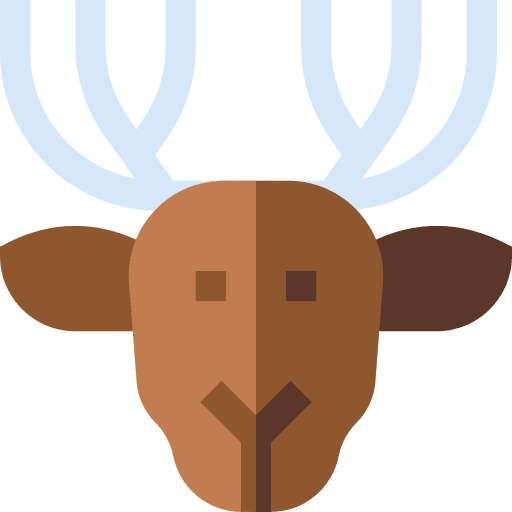 Deer zoo nature animal icon Deer zoo nature animal icon