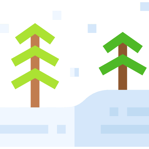 Forest forest weather snow icon Forest forest weather snow icon