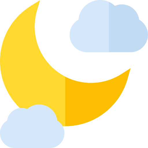 Moon weather sky cloud icon Moon weather sky cloud icon