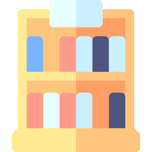 Bookshelves bookcase bookshop education icon Bookshelves bookcase bookshop education icon