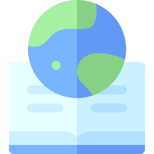 Geography study education knowledge icon Geography study education knowledge icon