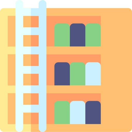 Stairs furniture and household ladder books icon Stairs furniture and household ladder books icon