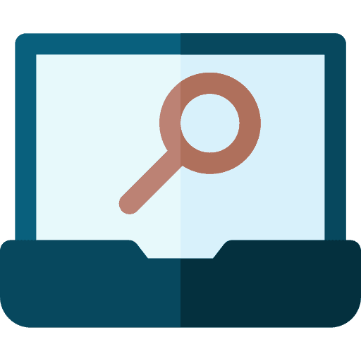 Investigation loupe electronics ui icon Investigation loupe electronics ui icon