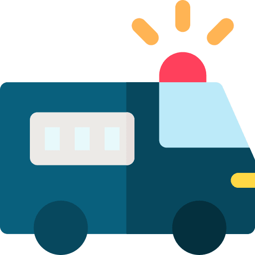 Police van security transportation vehicle icon Police van security transportation vehicle icon